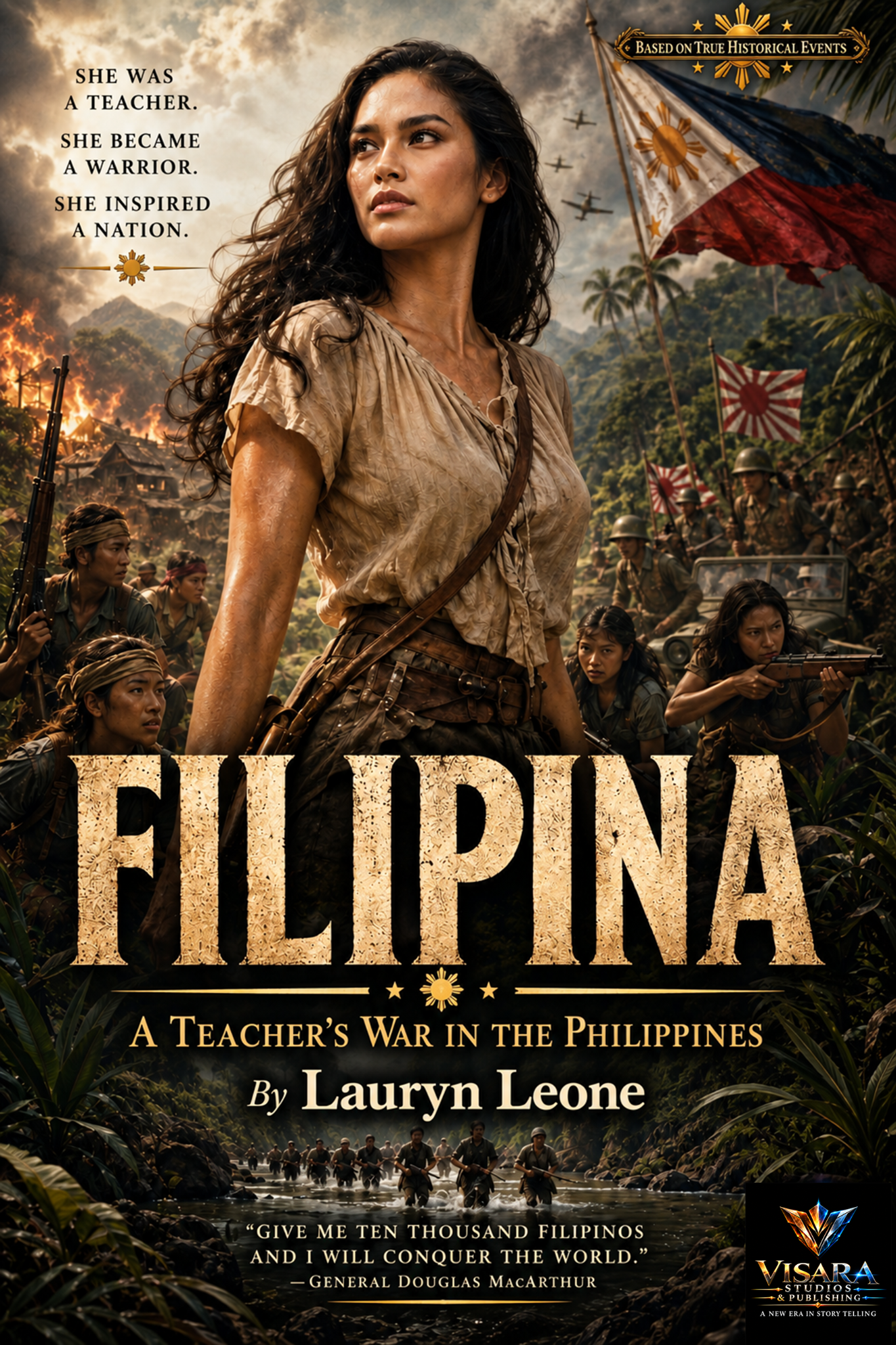 FILIPINA: A Teacher’s War in the Philippines by Lauryn Leone book cover